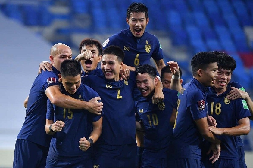 Tuyển Thái Lan dự kiến đá 2 trận giao hữu trước thềm AFF Cup 2022. Ảnh: FAT