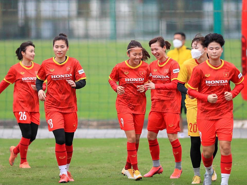 Tuyển nữ Việt Nam sẽ có chuyến tập huấn Châu Âu trước khi tham dự World Cup 2023. Ảnh: VFF