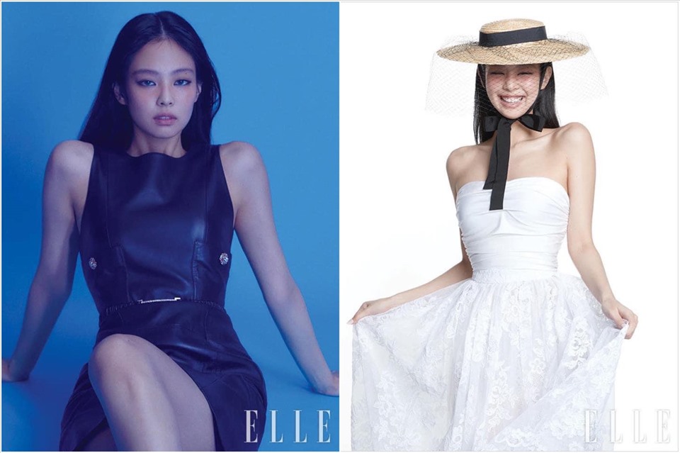 Một số hình ảnh khác của Jennie trên số tạp chí kỷ niệm 30 năm của Elle Korea. Ảnh: Elle.