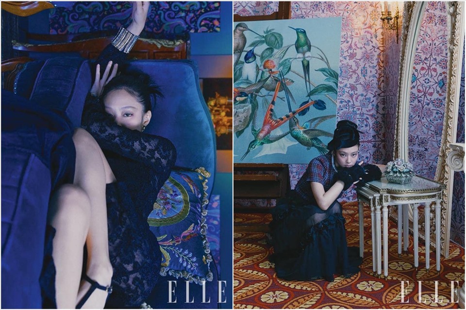Một số hình ảnh khác của Jennie trên số tạp chí kỷ niệm 30 năm của Elle Korea. Ảnh: Elle.