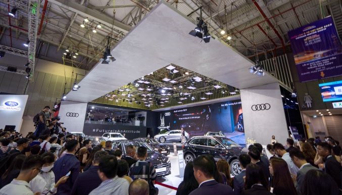 Mẫu xe thuần điện mới của Audi nhận được sự quan tâm lớn từ mọi người khi mới ra mắt. Ảnh: N.Đ