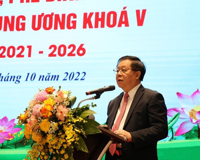 Bí thư Trung ương Đảng, Trưởng ban Tuyên giáo Trung ương Nguyễn Trọng Nghĩa.