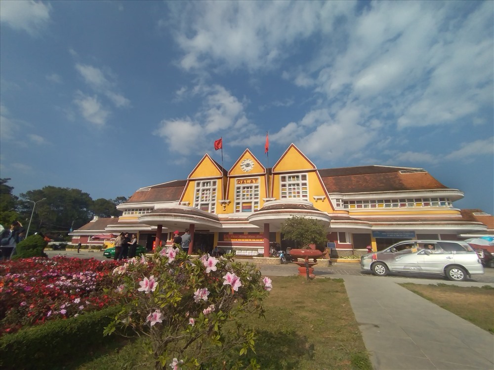 Ga Đà Lạt. Ảnh: Hồng Sơn