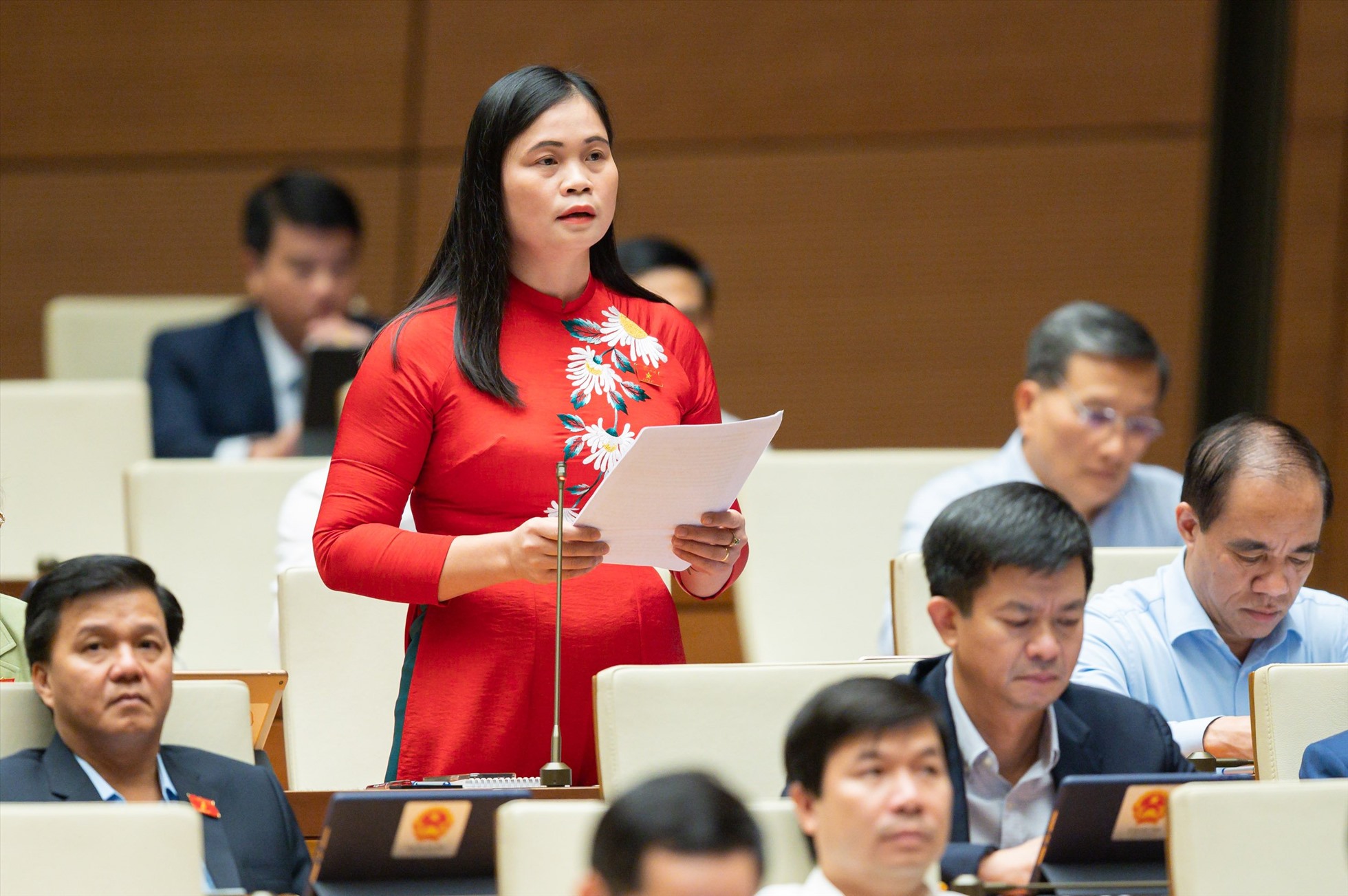 Đại biểu Ma Thị Thúy - Đoàn ĐBQH tỉnh Tuyên Quang.