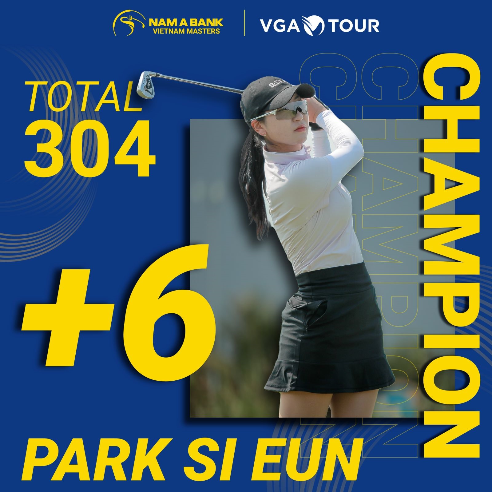 Park Si Eun vô địch giải nữ. Ảnh: VGA Tour