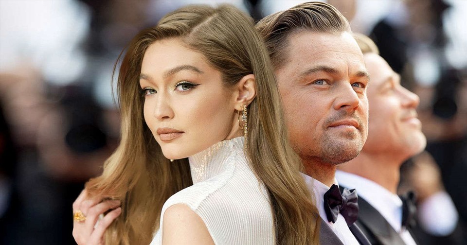 Gigi Hadid được cho là đang trong mối quan hệ tình cảm với nam tài tử Leonardo DiCaprio. Ảnh: Xinhua
