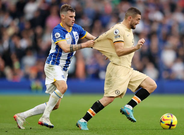 Brighton chơi chặt chẽ, quyết tâm, khiến Chelsea khó vùng vẫy. Ảnh: AFP
