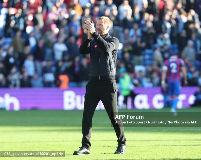 Graham Potter có thể tạm thời yên tâm về số 9 của Chelsea. Ảnh: AFP