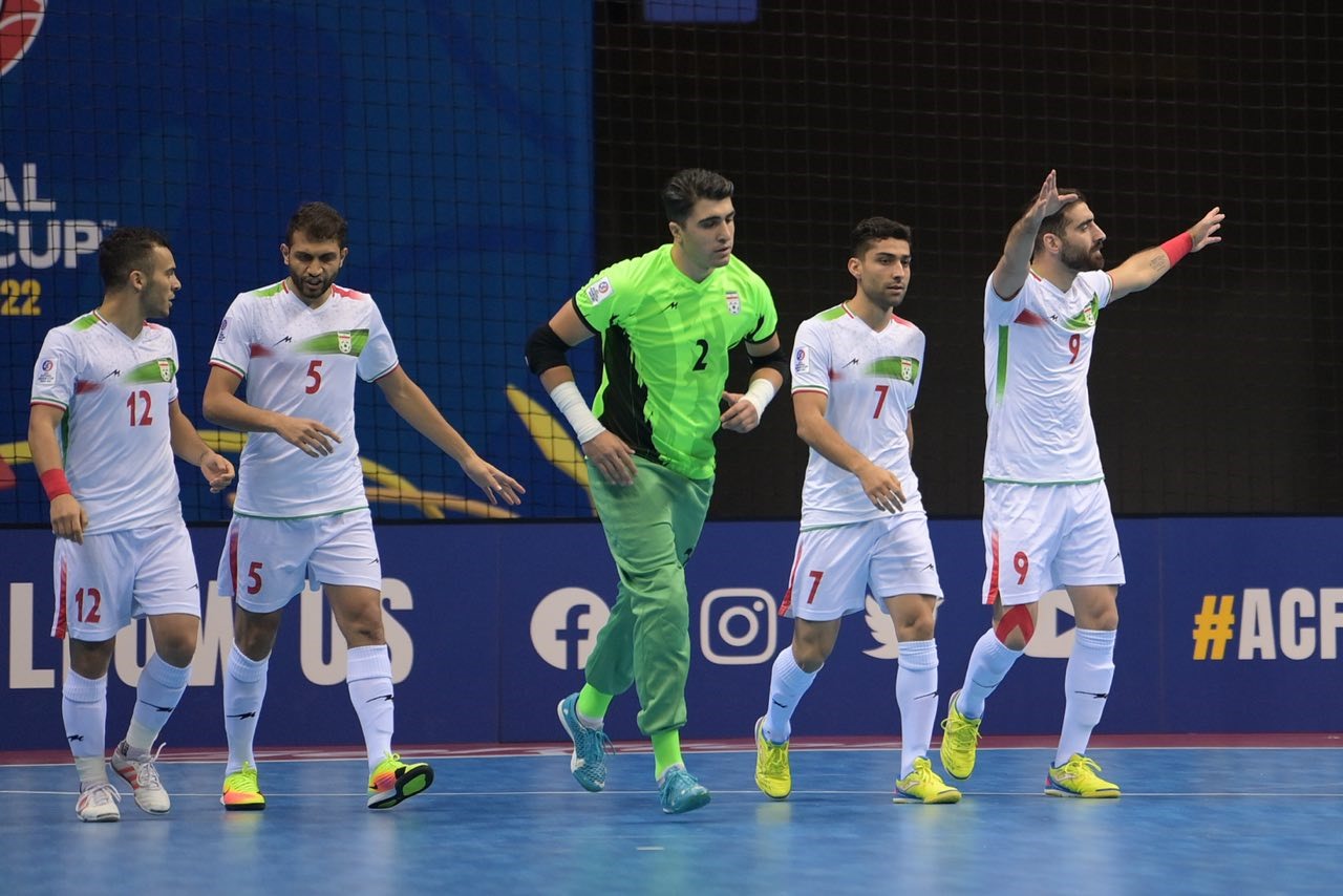 Tuyển futsal Iran là đang là đội futsal số 1 tại khu vực Châu Á và sẽ là đối thủ của tuyển futsal Việt Nam ở tứ kết. Ảnh: AFC