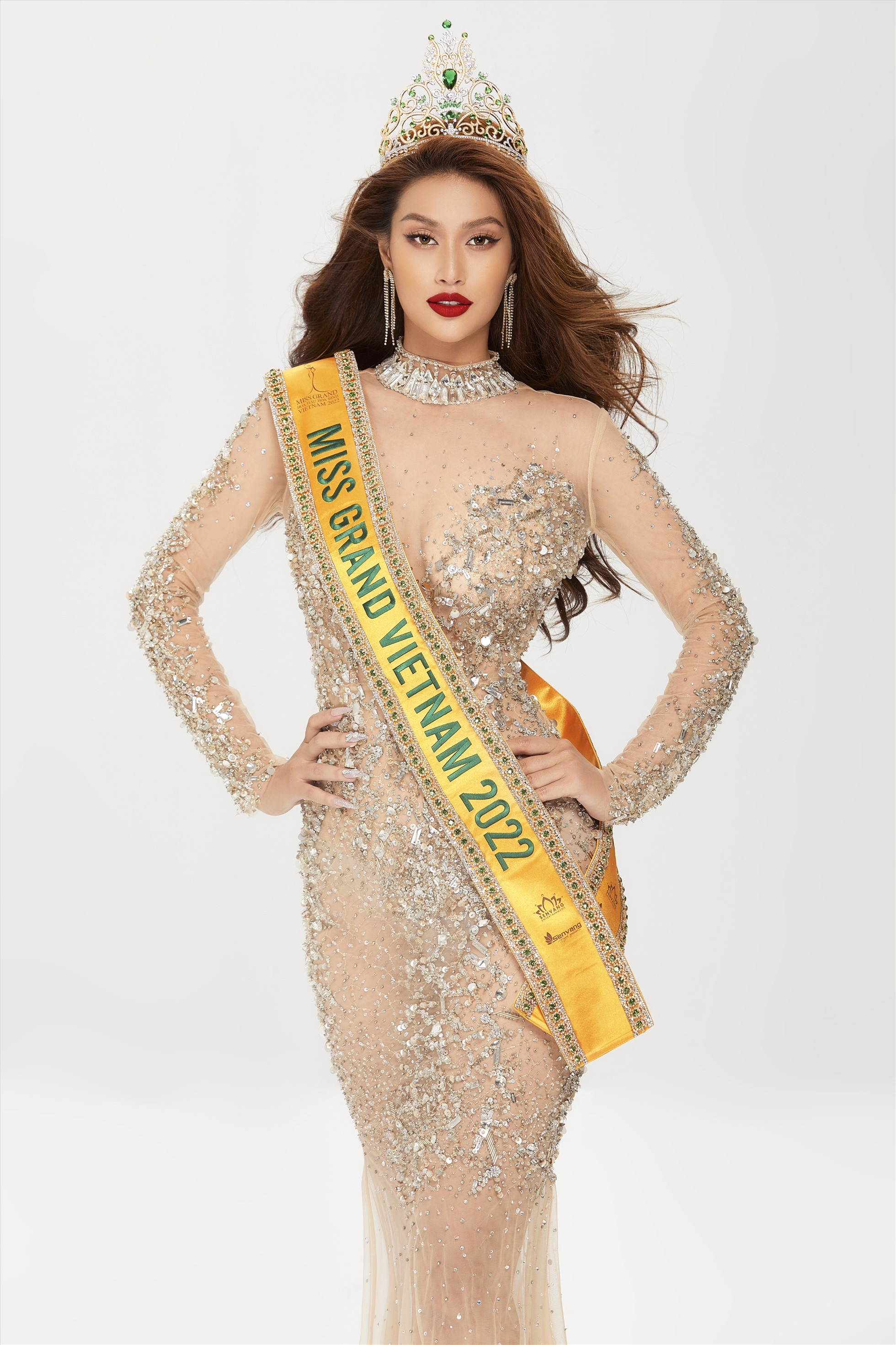 Thiên Ân đã sẵn sàng để chinh chiến tại “Miss Grand International 2022“. Ảnh: NVCC.