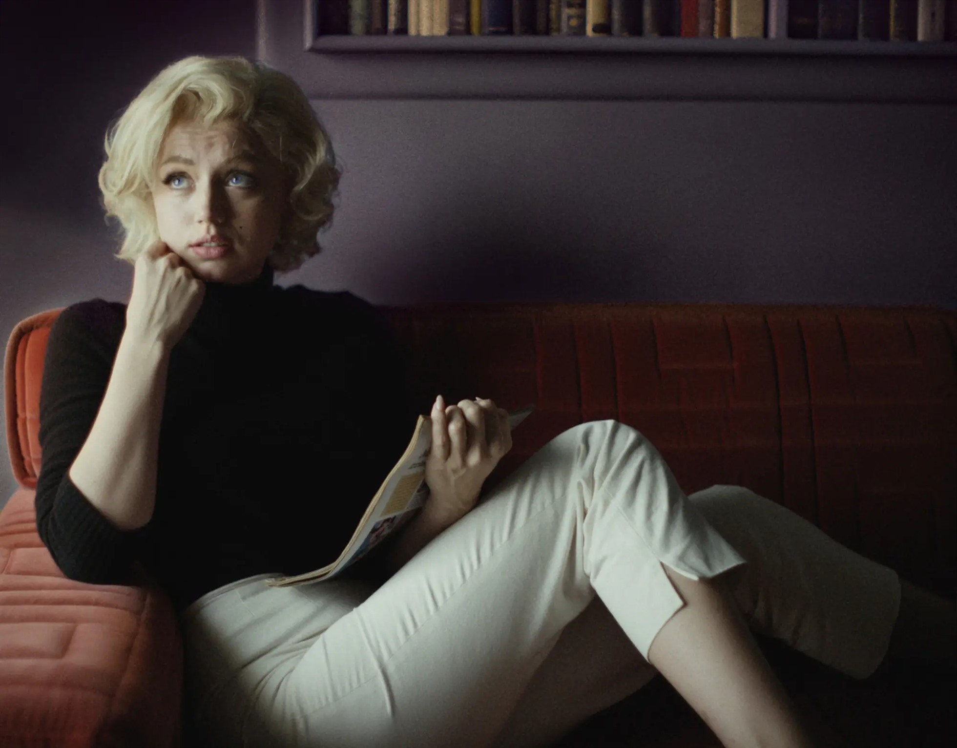 Ana de Armas vào vai Marilyn Moroe trong “Blonde“. Ảnh: Netflix.