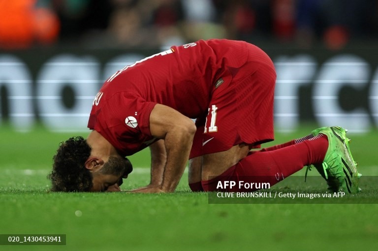 Salah dập tắt hy vọng của Rangers. Ảnh: AFP