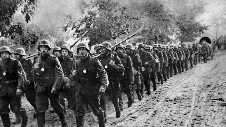 Lính Đức quốc xã ở Ba Lan năm 1939. Ảnh: AFP