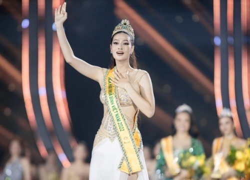 Thiên Ân đăng quang “Miss Grand Vietnam 2022“. Ảnh: BTC.