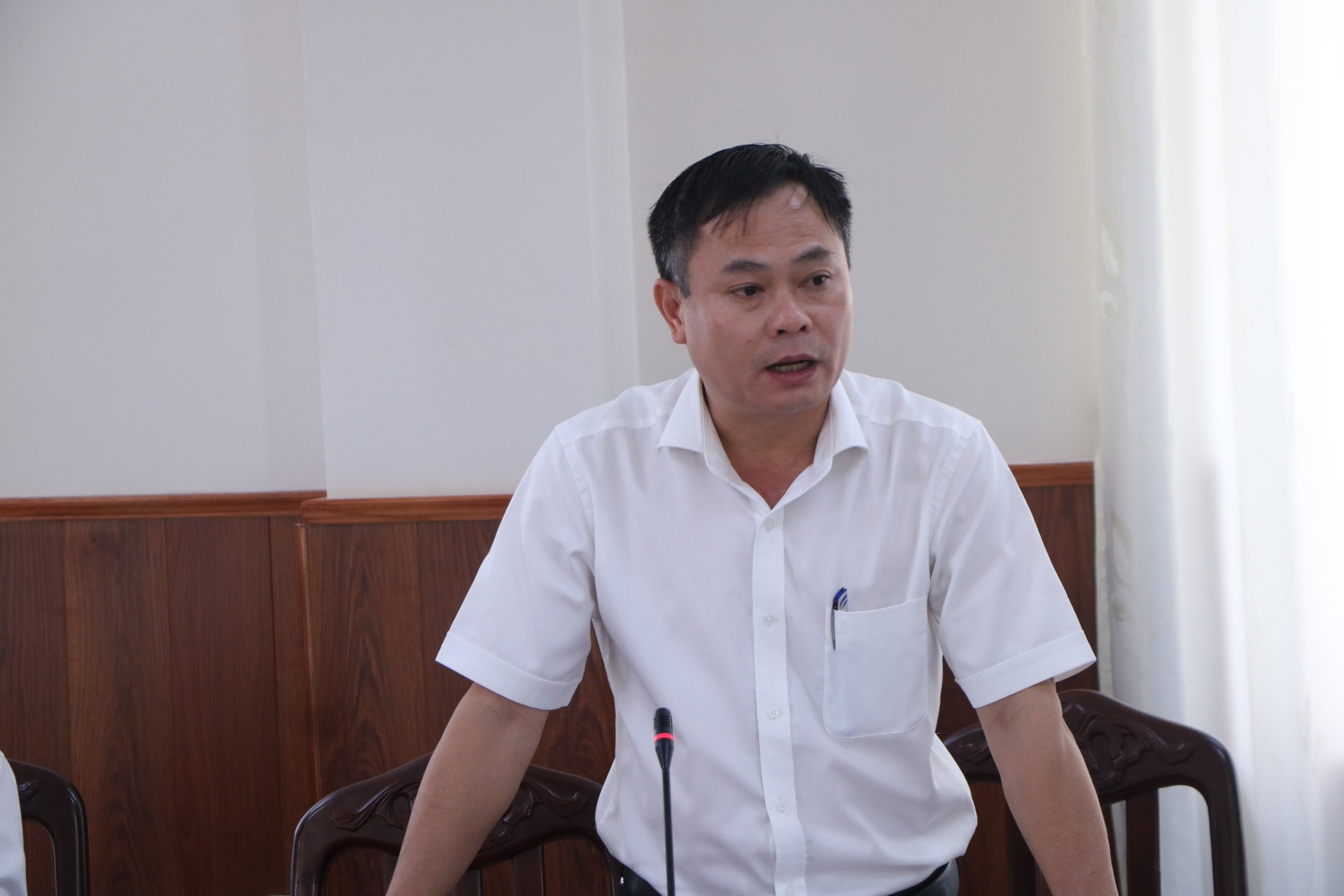 Đại tá Huỳnh Tấn Hạnh – Giám đốc Công an tỉnh Ninh Thuận.