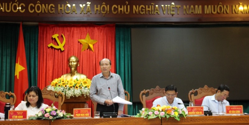Ông Phạm Ngọc Nghị - Chủ tịch UBND tỉnh Đắk Lắk phát biểu chỉ đạo. Ảnh: T.X