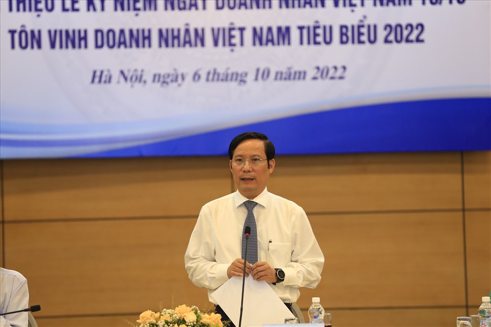 Ông Phạm Tiến Công - Chủ tịch VCCI. Ảnh: Nguyễn Văn