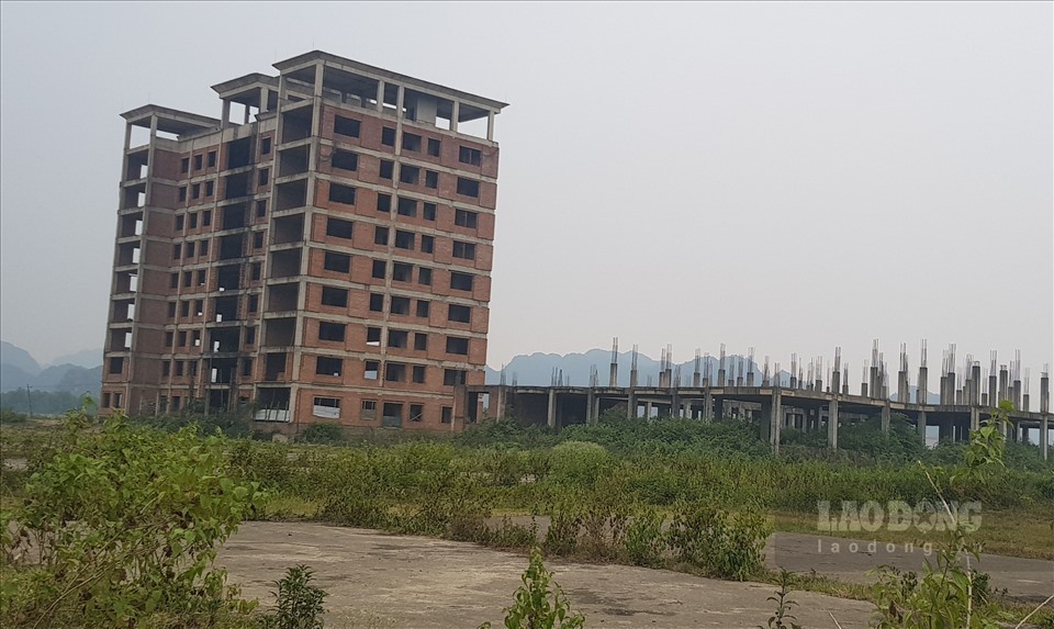 Dự án trường đại học Hoa Lư, sau hơn 10 năm bỏ hoang gây lãng phí, mới đây UBND tỉnh Ninh Bình đã quyết định cắt 7,9ha đất của dự án để đấu giá. Ảnh: NT