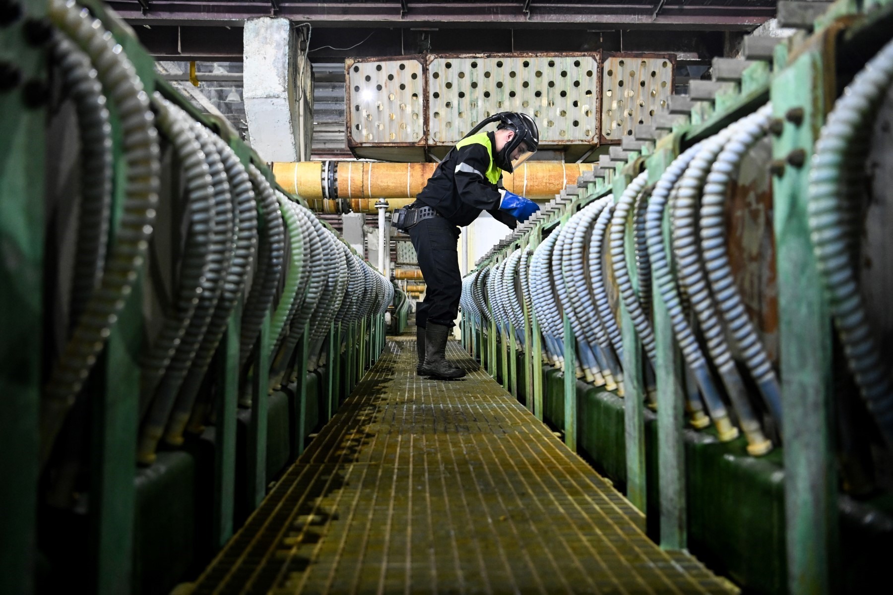 Xưởng niken thuộc Công ty Nornickel của Nga ở Monchegorsk, vùng Murmansk. Ảnh: AFP
