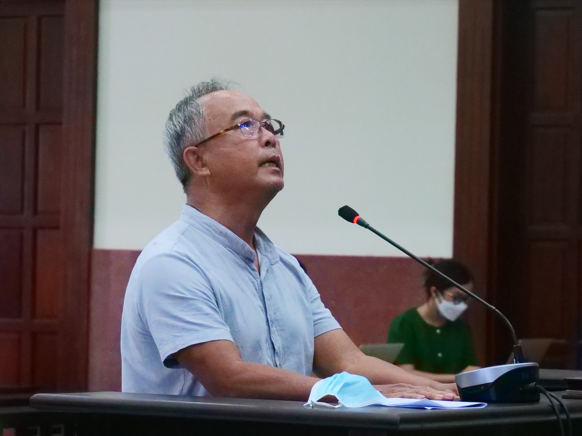 Bị cáo Nguyễn Thành Tài nói lời sau cùng trước tòa.