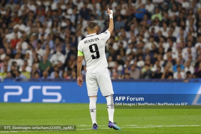Benzema chưa đạt phong độ tốt sau chấn thương.  Ảnh: AFP