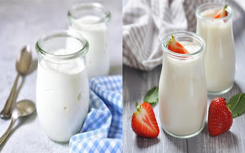 Sữa chua: Sữa chua giúp điều hòa nhu động ruột, cải thiện tình trạng tiêu chảy, táo bón, cân bằng hệ vi khuẩn ruột và cải thiện hệ thống miễn dịch. Các thành phần vitamin, khoáng chất và lợi khuẩn trong sữa chua giúp cân bằng hệ vi khuẩn, đảm bảo sức khỏe hệ tiêu hóa.