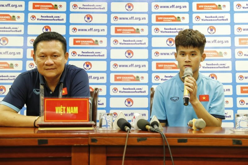 Đội tuyển U17 Việt Nam sẵn sàng cho trận đấu cuối cùng gặp U17 Thái Lan. Ảnh: VFF