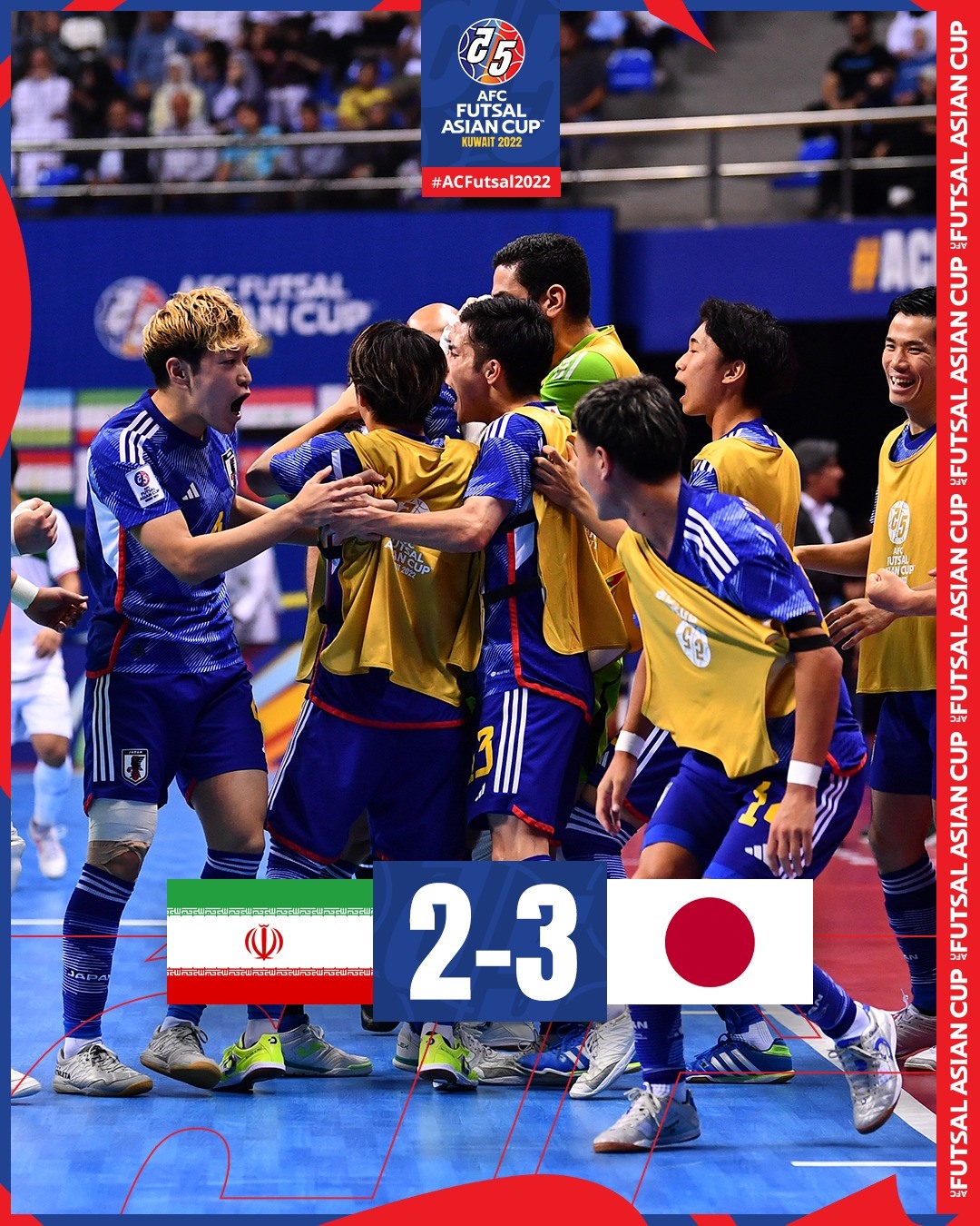 Nhật Bản giành chiến thắng chung cuộc. Ảnh: AFC