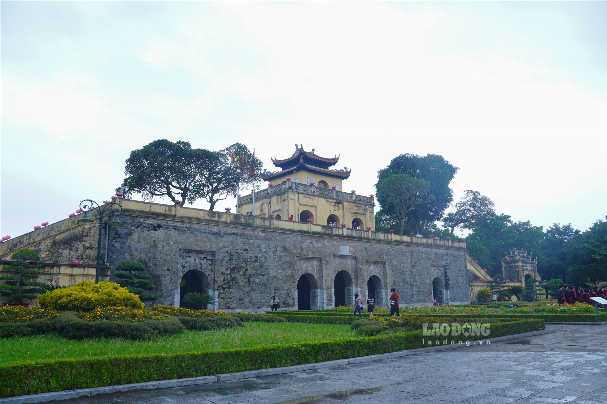 Khu Thành cổ (Hoàng Thành Thăng Long) là nơi hội quân của 3 cánh quân Đại đoàn 308 vào tiếp quản Thủ đô sáng 10.10.1954.