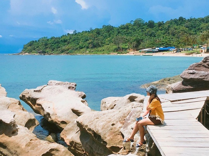 Bãi Gành Dầu. Ảnh: Vinpearl