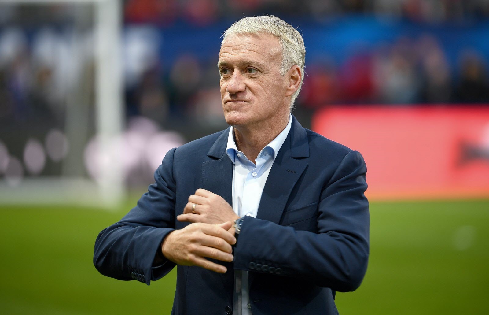 World Cup 2022 sẽ là giải đấu cuối cùng của Dider Deschamps trên cương vị huấn luyện viên tuyển Pháp. Ảnh: AFP