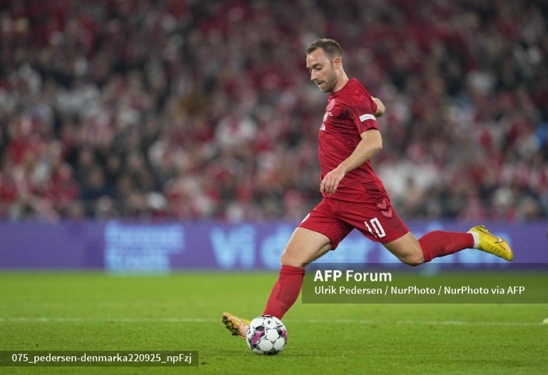 Eriksen là nhân tố quan trọng của tuyển Đan Mạch. Ảnh: AFP