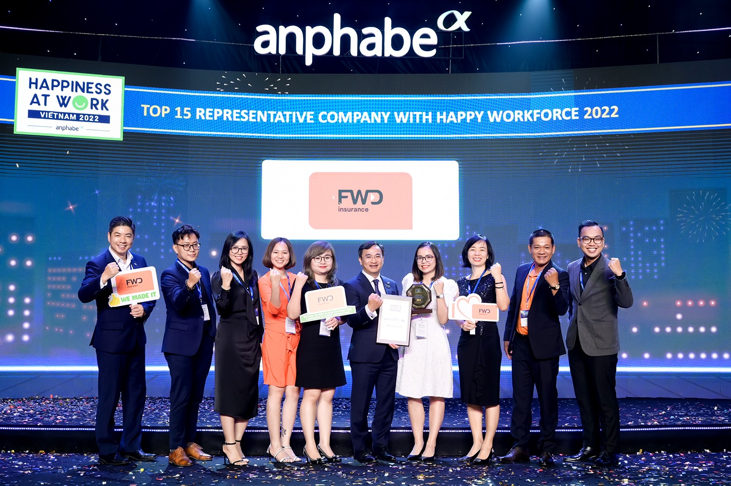 FWD Việt Nam liên tục được vinh danh với nhiều giải thưởng uy tín về nhân sự trong nước và quốc tế