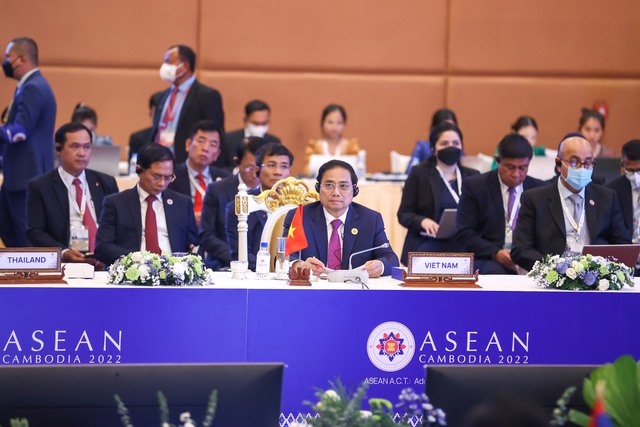 Thủ tướng Phạm Minh Chính đề cao tầm quan trọng của mối quan hệ ASEAN- Liên Hợp Quốc. Ảnh: VGP