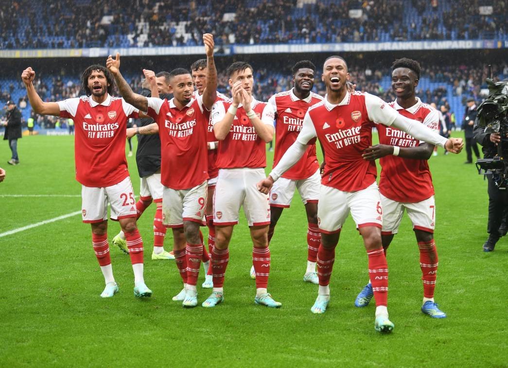 Arsenal vừa thắng ở Derby London. Ảnh: AFP