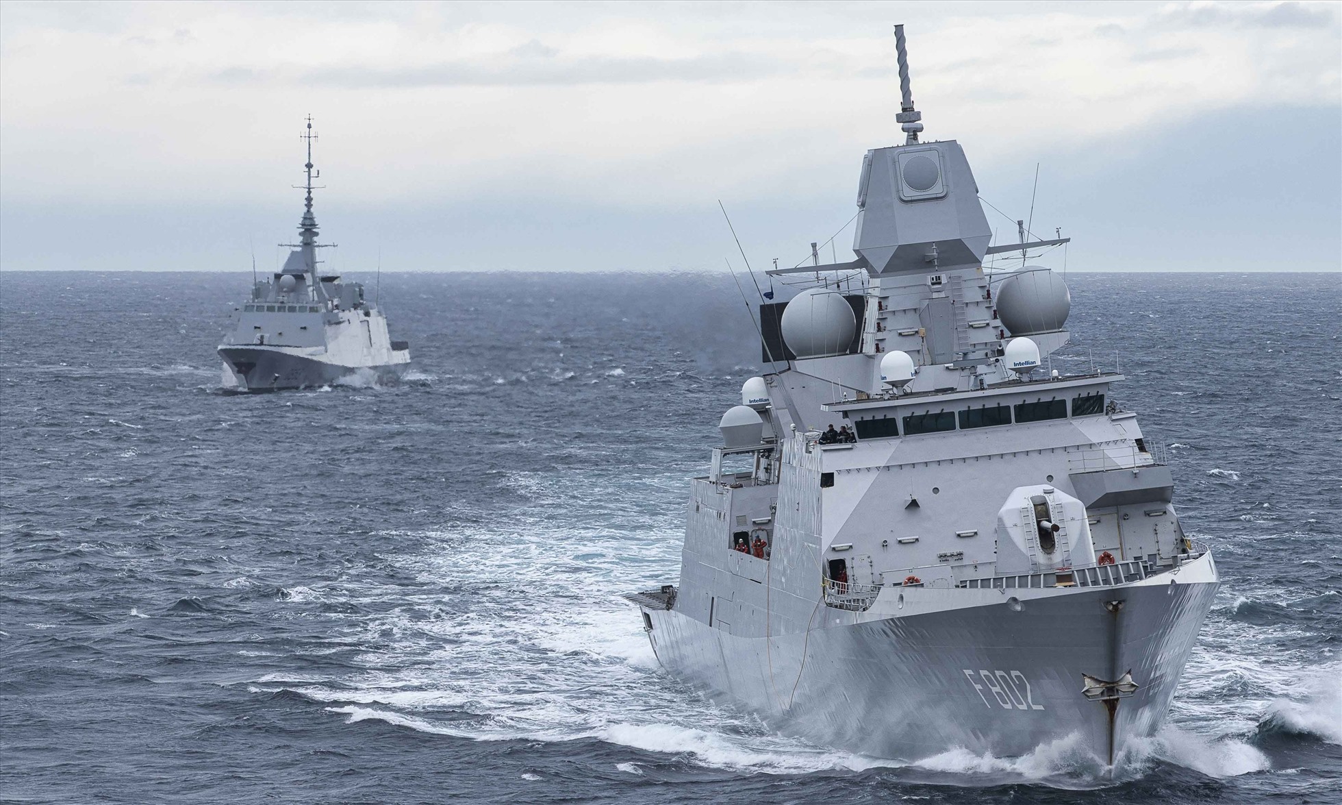 Tàu chiến của NATO ở Biển Baltic. Ảnh: NATO