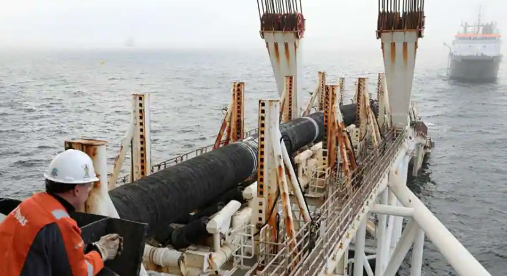 Đường ống Nord Stream 2. Ảnh: AFP