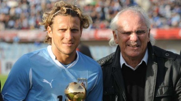 Diego và Pablo Forlan. Ảnh: TL