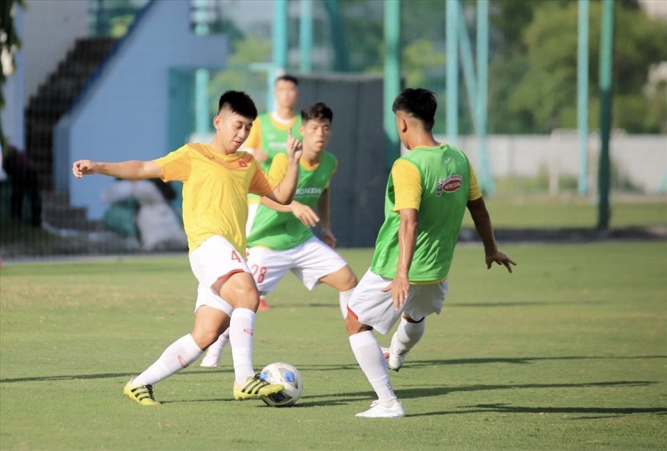 U20 Việt Nam sẽ thi đấu giao hữu với U20 Saudi Arabia trước thềm giải U20 Châu Á 2022. Ảnh: H.A