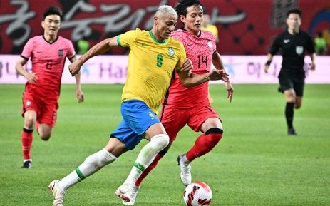 Richarlison nhiều khả năng sẽ đá chính ở vị trí tiền đạo mục tiêu của tuyển Brazil tại World Cup 2022. Ảnh: AFP