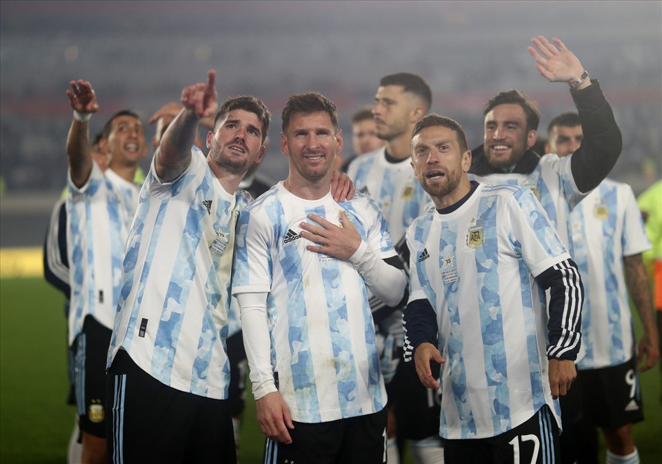 Tuyển Argentina đặt mục tiêu vào chung kết và tập trung trong từng trận đấu tại World Cup 2022. Ảnh: AFP