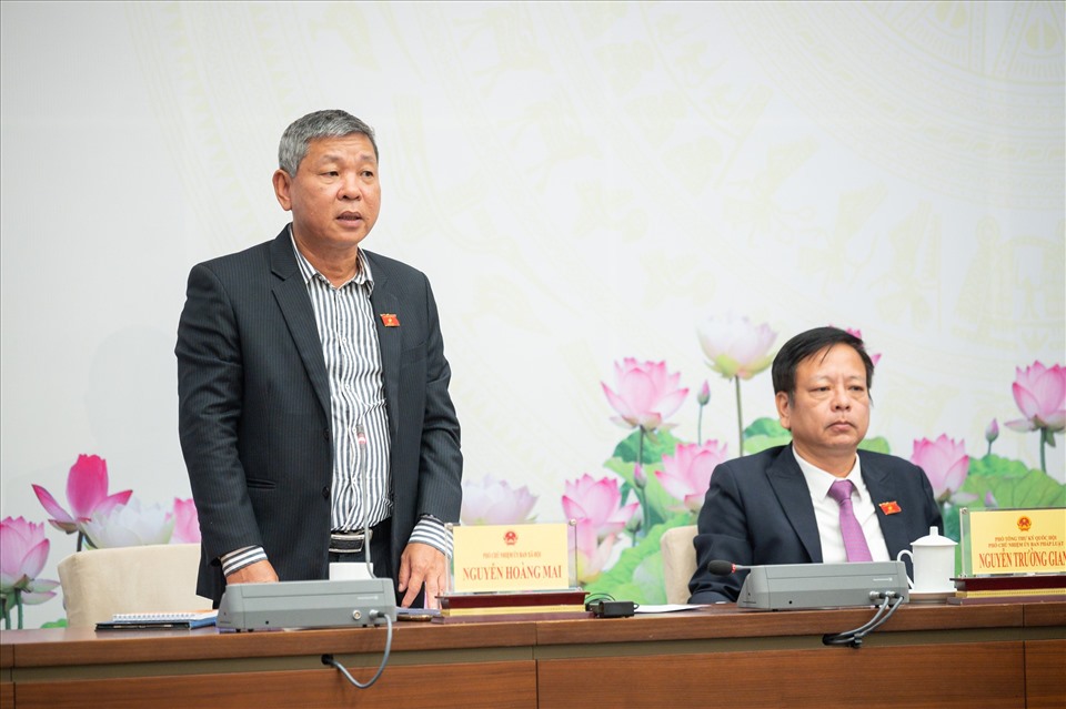 Ông Nguyễn Hoàng Mai - Phó chủ nhiệm Uỷ ban Xã hội của Quốc hội. Ảnh: QH