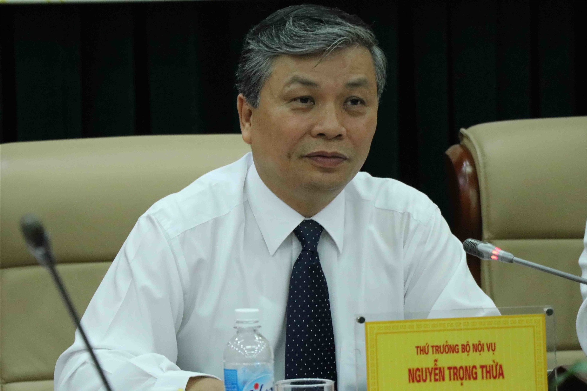 Thứ trưởng Bộ Nội vụ Nguyễn Trọng Thừa. Ảnh: Thu Hằng