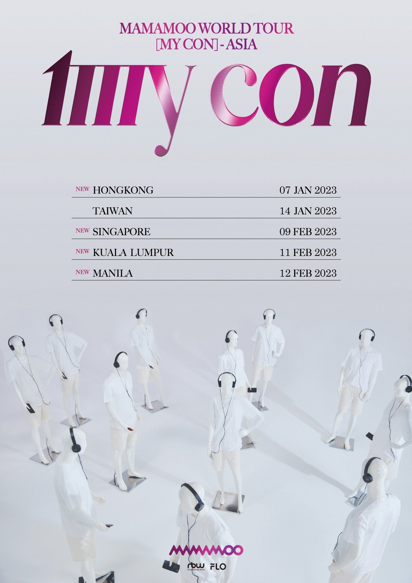 Poster cho chuyến lưu diễn của MAMAMOO trong năm 2023. Ảnh: Soompi