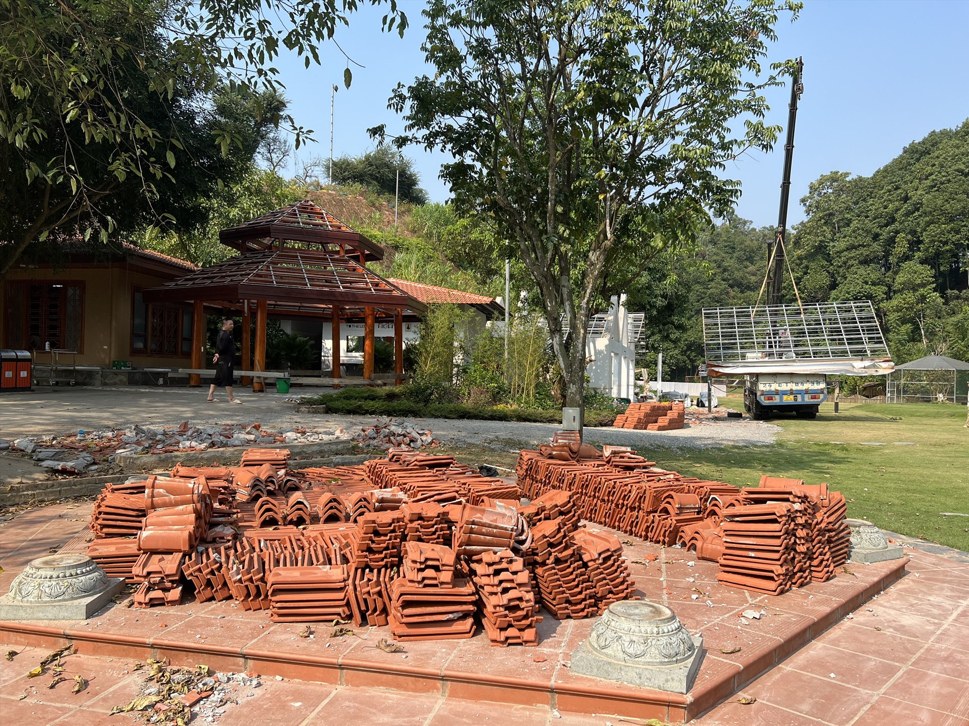 Khu sinh thái Happy Farm và Phường Xanh tại xã Vạn Hòa, TP Lào Cai đã được tháo dỡ.