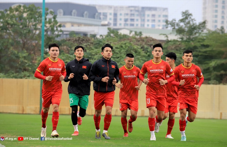 Quang Hải được tạo điều kiện trở về khoác áo đội tuyển Việt Nam dự AFF Cup 2022. Ảnh: VFF