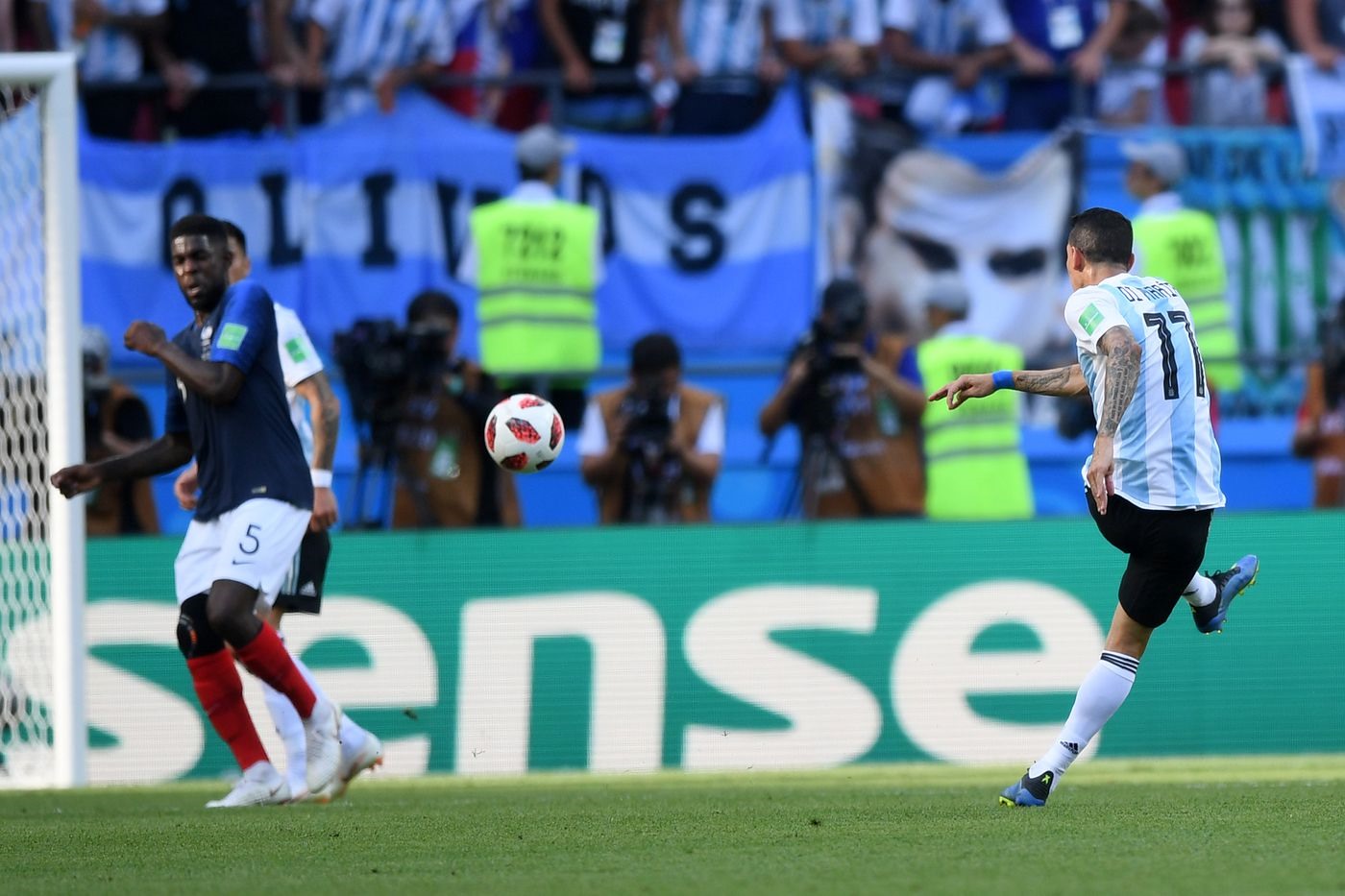 Ngôi sao của Argentina đánh giá cao tuyển Pháp. Ảnh: AFP