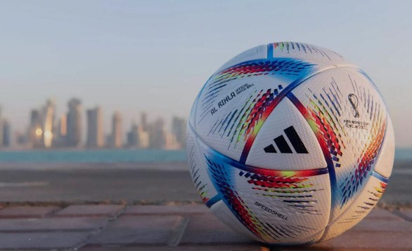 ลูกฟุตบอล Adidas Al Rihla World Cup อย่างเป็นทางการ  ภาพ: ไอทีพี
