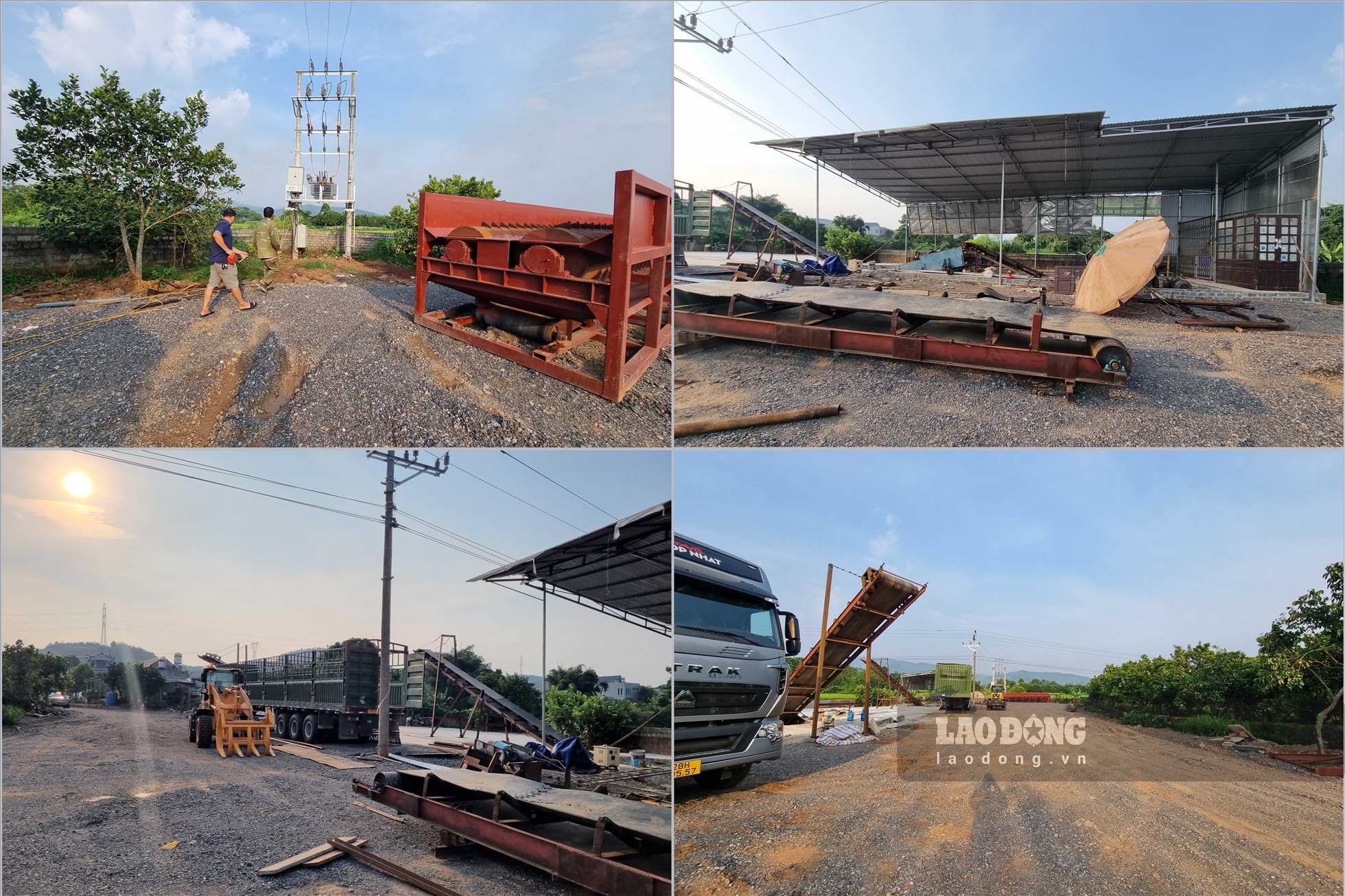 UBND huyện Tân Lạc giao UBND các xã, thị trấn yêu cầu các cơ sở chế biến gỗ keo dừng mọi hoạt động sản xuất trái phép trên địa bàn.