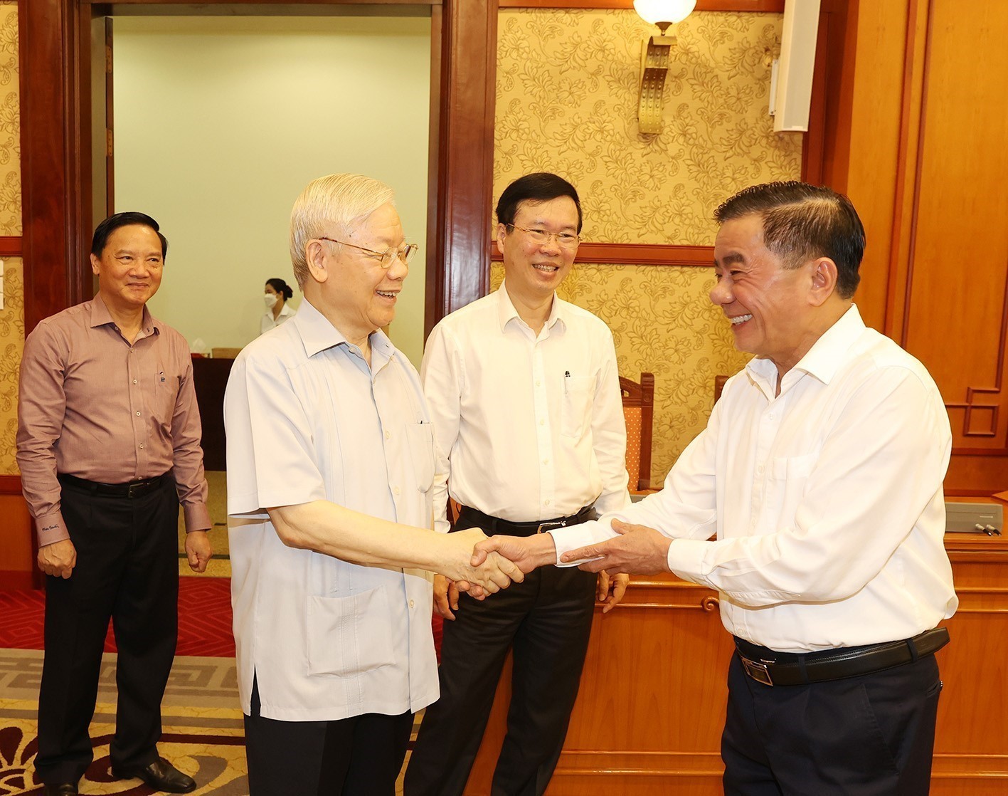 Tổng Bí thư Nguyễn Phú Trọng dự cuộc họp của Thường trực Ban Chỉ đạo Trung ương về phòng, chống tham nhũng, tiêu cực.